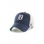 47brand kapa Detroit Tigers - mornarsko modra. Baseball kapa iz kolekcije 47brand. Model izdelan iz gladek material z vložki.