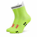 Visoke nogavice Unisex Compressport Pro Racing V4.0 Run High XU00046B Safe Yellow/White