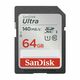 slomart kartica sandisk ultra sdxc 64gb 140mb/s uhs-i class 10 (sdsdunb-064g-gn6in)