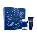 Mont Blanc Explorer Ultra Blue Set parfumska voda 100 ml + parfumska voda 7,5 ml + gel za prhanje 100 ml za moške