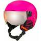Bollé Quiz Visor Junior Ski Helmet Matte Hot Pink S (52-55 cm) Smučarska čelada