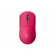 Logitech Pro X Superlight Pink gaming miška, laserski/optični, brezžičen, 24500 dpi/25400 dpi/25600 dpi, 40G, 1ms, 1000 Hz, rozi