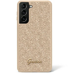 Guess s23+ s916 ovitek zlat/gold hard case glitter script