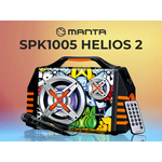 Manta SPK1005 HELIOS 2 prenosni KARAOKE zvočnik, Bluetooth, daljinski upravljalnik + pas