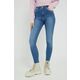 Kavbojke Tommy Jeans ženski, - modra. Kavbojke iz kolekcije Tommy Jeans v stilu super skinny s visokim pasom. Model izdelan iz elastičnega denima.