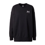 Under Armour Pulover Essential Flc OS Crew-BLK XS