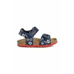 Geox otroški sandali - mornarsko modra. Otroški sandali iz kolekcije Geox. Model narejen iz ekološkega usnja.