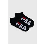 Fila stopalke (2-pack) - mornarsko modra. Stopalke iz kolekcije Fila. Model izdelan iz elastičnega materiala. V kompletu sta dva para.