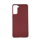 WHB Ovitek za Samsung Galaxy S21 Plus, silikonski, mat bordo