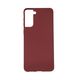 WHB Ovitek za Samsung Galaxy S21 Plus, silikonski, mat bordo