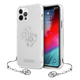 Guess GUHCP12LKS4GSI iPhone 12 Pro Max 6,7" prozoren trdi ovitek 4G Silver Charms Collection