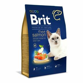 Krma Brit Premium by Nature Cat Adult Salmon 1