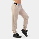 NEBBIA Spodnji del trenirke 408 Écru Relaxed Fit