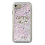 Guess GUHCP7GLUQPU iPhone 6/7/8 /SE 2020 / SE 2022 vijoličasto/vijolično trdo ohišje Liquid Glitter Party