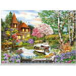 Star Puzzle Hiša ob jezeru 1000 kosov