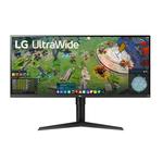 LG UltraWide 34WP65G-B monitor, IPS, 34", 16:9/21:9, 2560x1080/2560x1440, 75Hz, USB-C, HDMI, DVI, Display port, USB