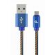 Gembird kabel micro usb premium jeans 1 m