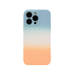 Chameleon Apple iPhone 13 Pro - Gumiran ovitek (TPUP) - Ombre - mint-oranžen
