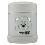 Freeon termo posoda, 350 ml, siv lev (380746)