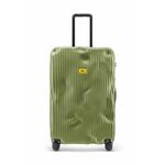 Kovček Crash Baggage STRIPE rumena barva, CB153 - zelena. Kovček iz kolekcije Crash Baggage. Model izdelan iz plastike.