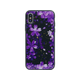 Chameleon Apple iPhone X/XS - Gumiran ovitek (TPUP) - Purple Flowers