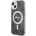 Guess ovitek za iPhone 13, črn (GUHMP13MH4STK)