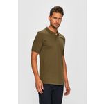 Jack&amp;Jones Moška polo triko JJEBASIC Slim Fit 12136516 Olive Night (Velikost S)