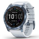 Garmin Fenix 7X Sapphire pametna ura, Mineral Blue, modri