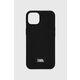 Karl Lagerfeld iphone 13 6,1" trdi ovitek black/black saffiano plaque