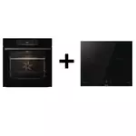 Gorenje BlackInduction set pečice in kuhalne plošče