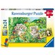 Ravensburger Ljubke koale in pande 2x24 kosi