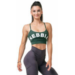 Nebbia Classic Hero Cut-Out Sports Bra Dark Green XS Aktivno spodnje perilo