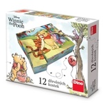 Lesena licenčna kocka Winnie the Pooh - 12 kock