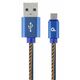 Gembird kabel micro usb premium jeans 2 m