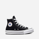 Superge Converse Chuck Taylor All Star Eva Lift ženske, črna barva - črna. Superge iz kolekcije Converse. Model izdelan iz tekstilnega materiala.