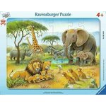 WEBHIDDENBRAND RAVENSBURGER Afriške živali Puzzle 30 kosov