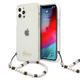 Guess GUHCP12LKPSWH iPhone 12 Pro Max 6,7" prozoren trdi ovitek White Pearl