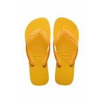 Otroške japonke Havaianas TOPPELLOW rumena barva - rumena. Otroške japonke iz kolekcije Havaianas. Model izdelan iz sintetičnega materiala.