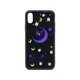 Chameleon Apple iPhone X/XS - Ovitek iz gume in stekla z lučko (TPUG) - The night sky (light)