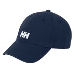 Kapa Helly Hansen mornarsko modra barva - mornarsko modra. Kapa s šiltom vrste baseball iz kolekcije Helly Hansen. Model izdelan iz enobarvne tkanine.