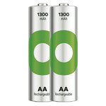 GP ReCyko HR6 (AA) polnilna baterija, 1300 mAh, 2 kosa