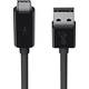 Belkin F2CU029bt1M-BLK USB podatkovni kabel, tip C, 3.1 USB-C - USB-A 3.1, 1 m - črn