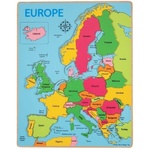 Bigjigs Toys Lesena sestavljanka zemljevid Evrope 25 kosov