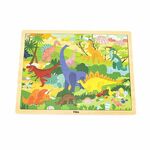 MILLY MALLY Viga 44584 Puzzle na podlogi 48 elementov - srečamo dinozavre - 6971608445842