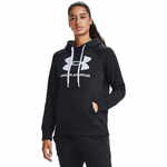 Under Armour Pulover Rival Fleece Logo Hoodie-Blk XXL