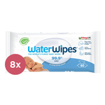 8x WATERWIPES Vlažni robčki brez plastike 60 kos (480 kos)