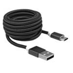 S-box kabel USB A-B mikro, 1,5 m, črn