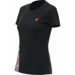 Dainese T-Shirt Logo Lady Black/Fluo Red XL Majica