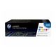 HP 125A (CF373AM), originalni toner, barven, 3x1400, Za tiskalnik: HP COLOR LASERJET CP1515, HP COLOR LASERJET CP1518NI