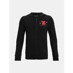 Under Armour Pulover UA RIVAL TERRY FZ HOODIE-BLK L